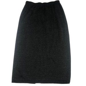 Karen Lessly Large Skirt Size X-Large Woman Black  Open Lower Middle Part
